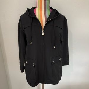 Zenergy by Chico’s Women’s Hooded Windbreaker